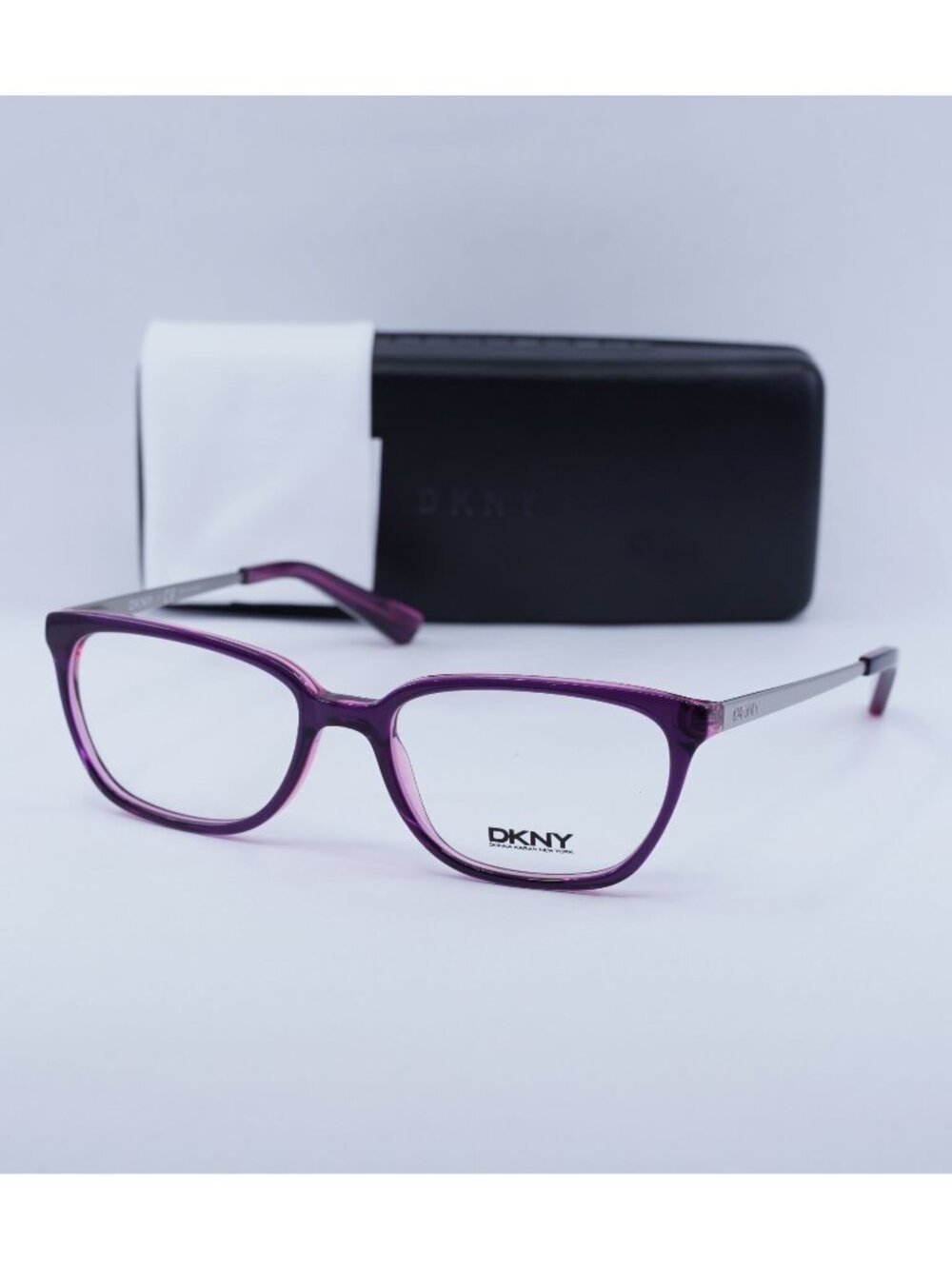 Dkny DY4667 3676 Eyeglasses - Violet / Silver 52mm Frame